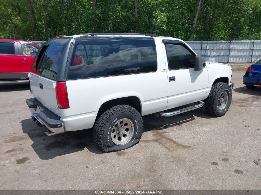 1995 Chevrolet Tahoe K1500 VIN: 3GNEK18K8SG117732 Lot: 39494384