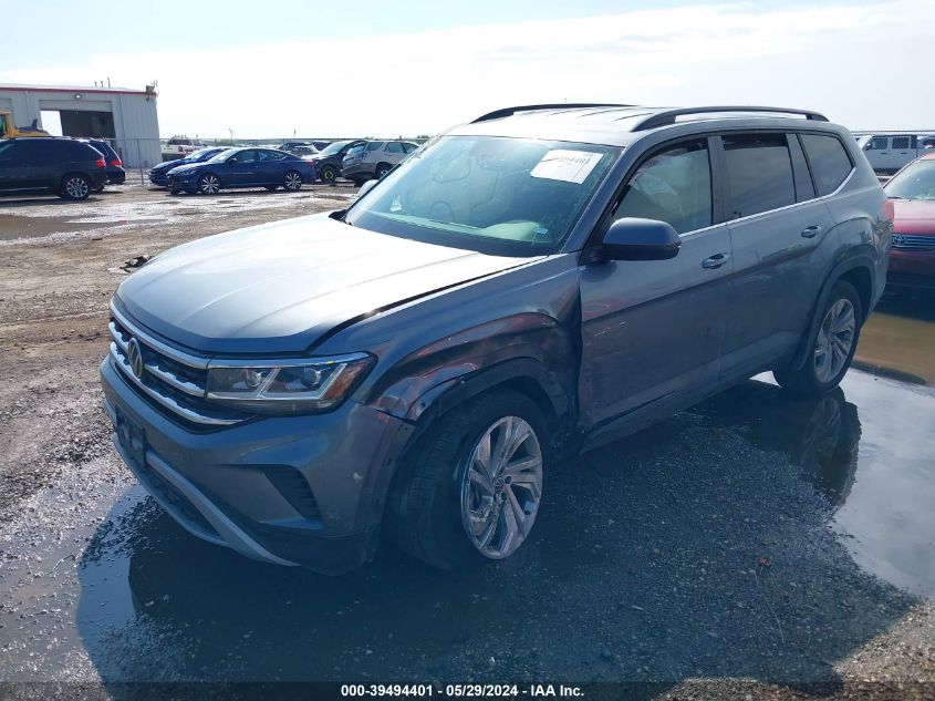 2021 Volkswagen Atlas 3.6L V6 Se W/Technology VIN: 1V2HR2CA5MC577893 Lot: 39494401