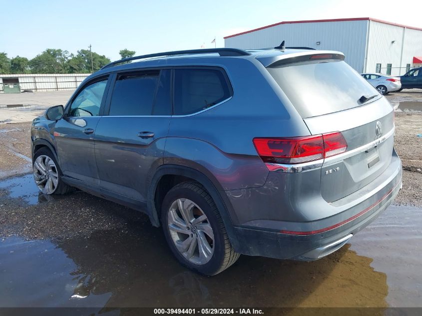 2021 Volkswagen Atlas 3.6L V6 Se W/Technology VIN: 1V2HR2CA5MC577893 Lot: 39494401