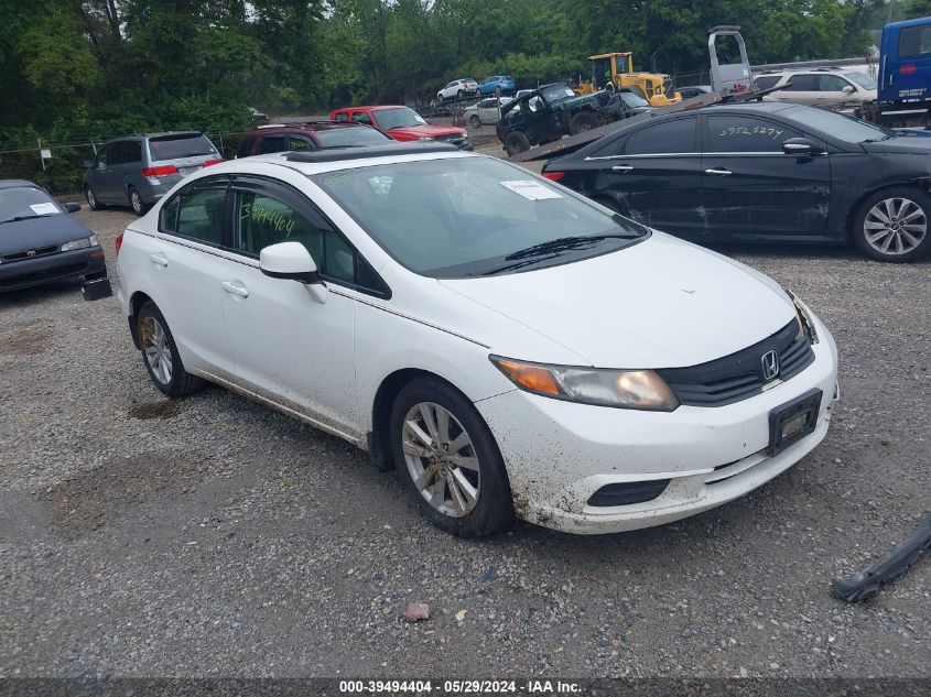 2012 Honda Civic Ex VIN: 2HGFB2F88CH326014 Lot: 39494404