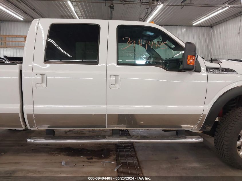 2012 Ford F-250 Lariat VIN: 1FT7W2B68CEC76749 Lot: 39494405