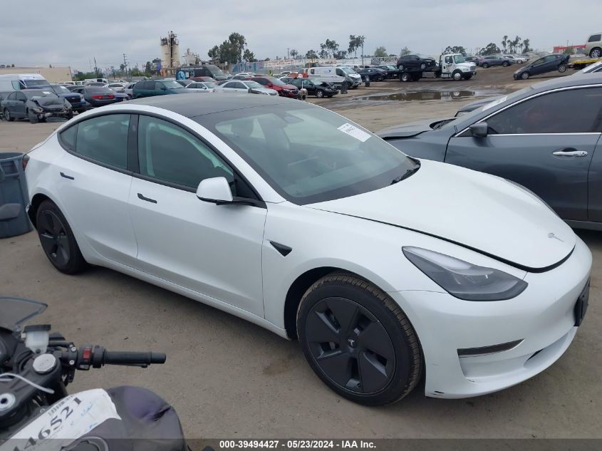 2023 Tesla Model 3 Rear-Wheel Drive VIN: 5YJ3E1EA6PF487397 Lot: 39494427