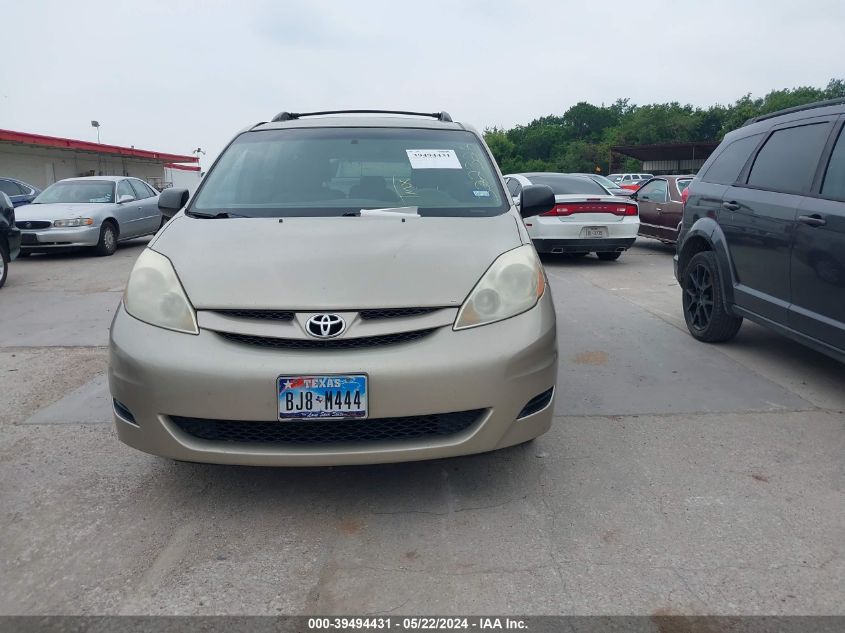 2010 Toyota Sienna Le VIN: 5TDKK4CC7AS322326 Lot: 39494431