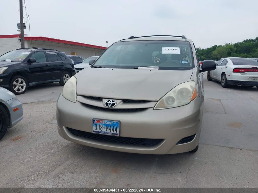 2010 Toyota Sienna Le VIN: 5TDKK4CC7AS322326 Lot: 39494431