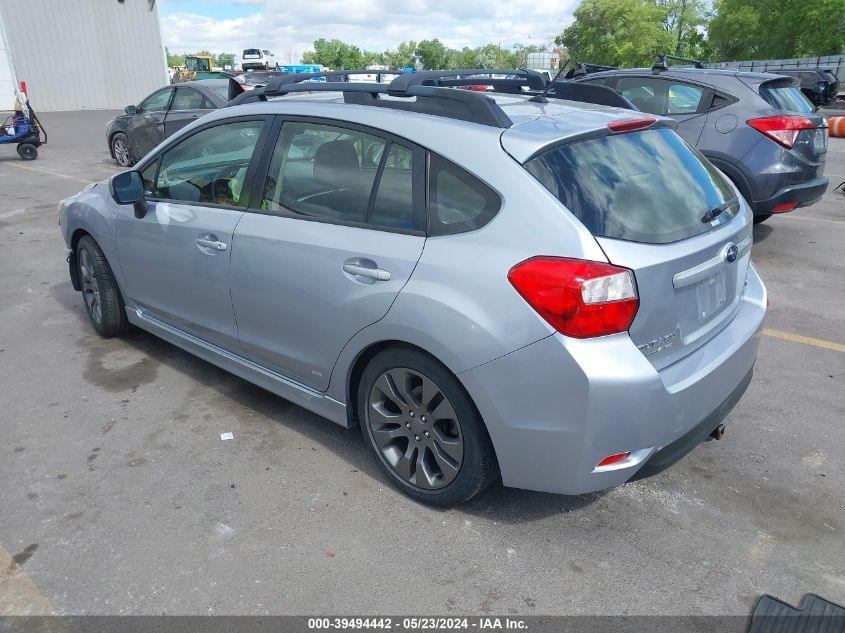 2014 Subaru Impreza 2.0I Sport Premium VIN: JF1GPAL69E8273467 Lot: 39494442