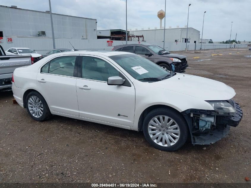 2010 Ford Fusion Hybrid VIN: 3FADP0L38AR210808 Lot: 39494451