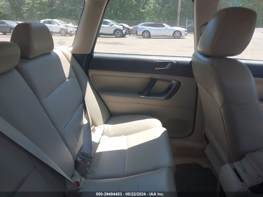 2008 Subaru Outback 2.5I Limited/2.5I Limited L.l. Bean Edition VIN: 4S4BP62CX87308788 Lot: 39494453