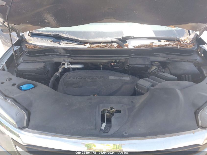 2016 Honda Pilot Ex-L VIN: 5FNYF6H5XGB110652 Lot: 39494478