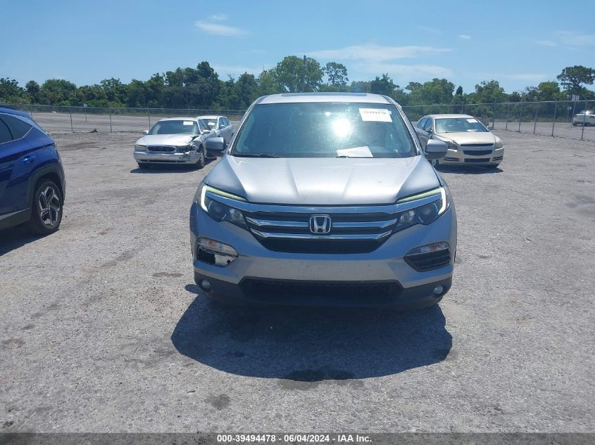 2016 Honda Pilot Ex-L VIN: 5FNYF6H5XGB110652 Lot: 39494478