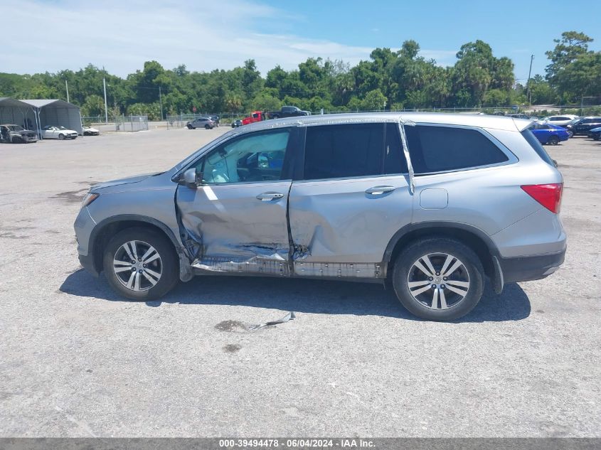 2016 Honda Pilot Ex-L VIN: 5FNYF6H5XGB110652 Lot: 39494478