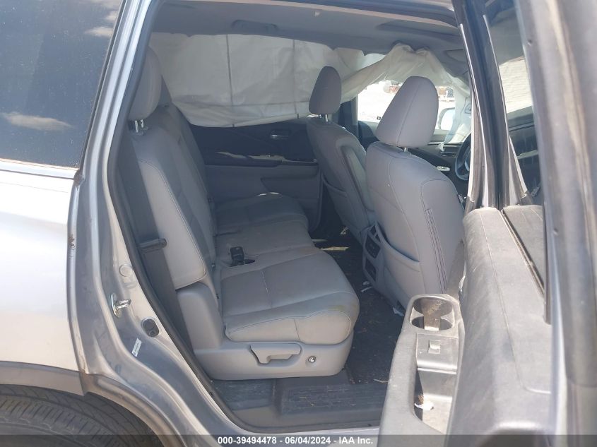 2016 Honda Pilot Ex-L VIN: 5FNYF6H5XGB110652 Lot: 39494478