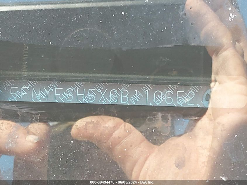 2016 Honda Pilot Ex-L VIN: 5FNYF6H5XGB110652 Lot: 39494478