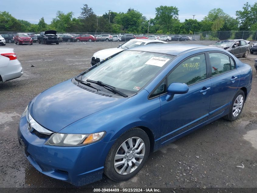 2009 Honda Civic Lx VIN: 2HGFA16599H353640 Lot: 39494489