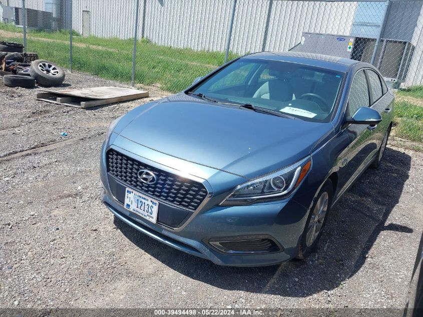 2016 Hyundai Sonata Hybrid Se VIN: KMHE24L13GA036096 Lot: 39494498