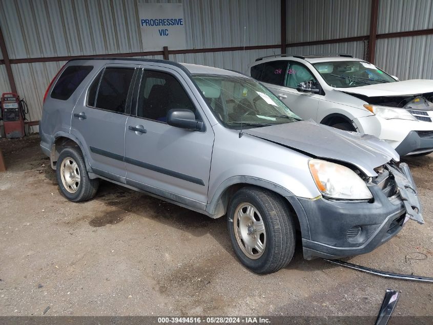 2005 Honda Cr-V Lx VIN: JHLRD68505C002533 Lot: 39494516