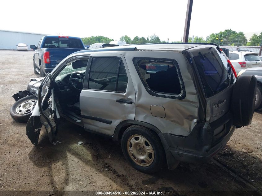 2005 Honda Cr-V Lx VIN: JHLRD68505C002533 Lot: 39494516