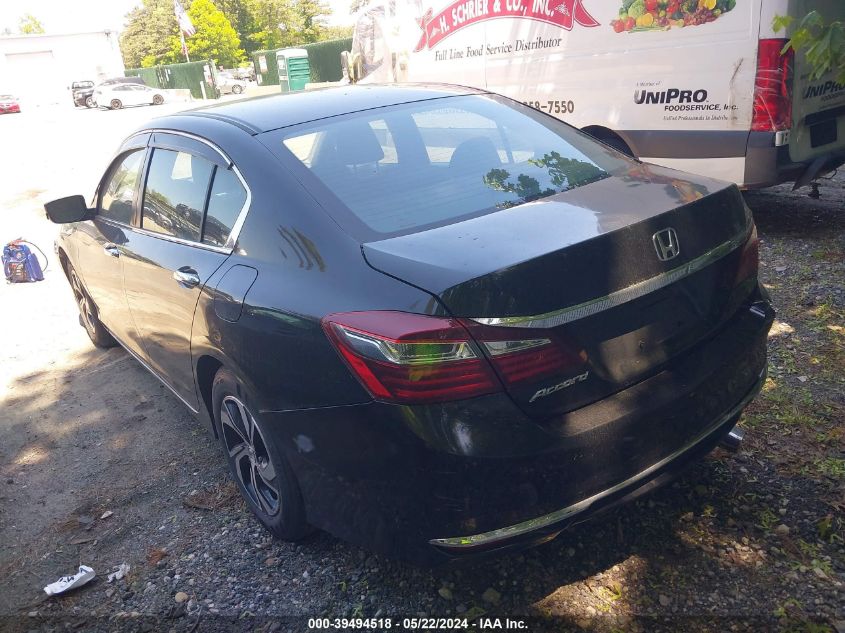 2016 Honda Accord Lx VIN: 1HGCR2F39GA202714 Lot: 39494518