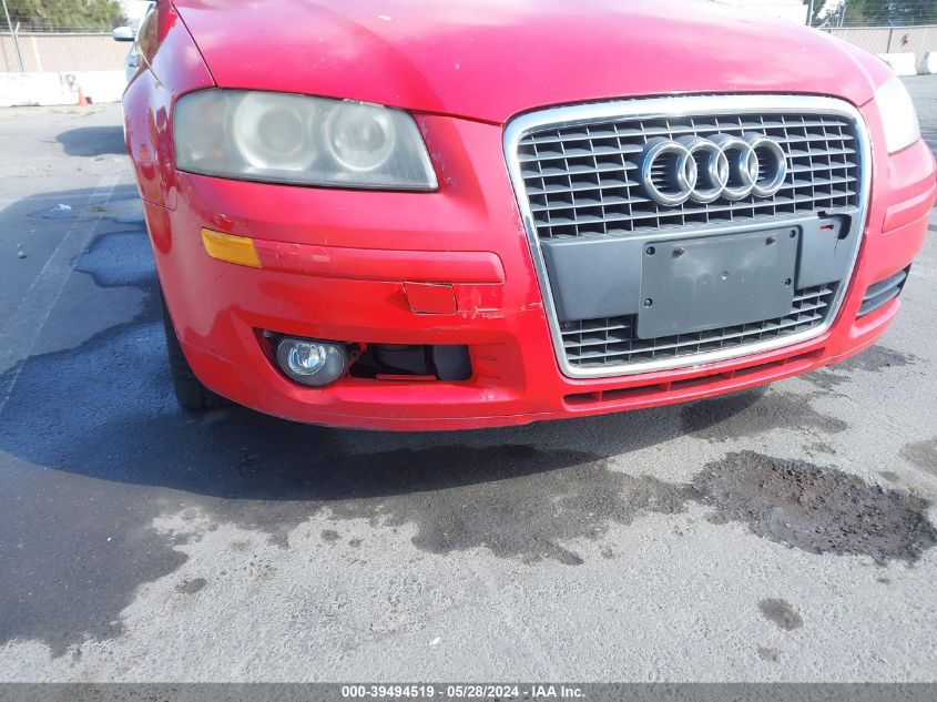 2006 Audi A3 2.0T VIN: WAUMF78P36A002710 Lot: 39494519