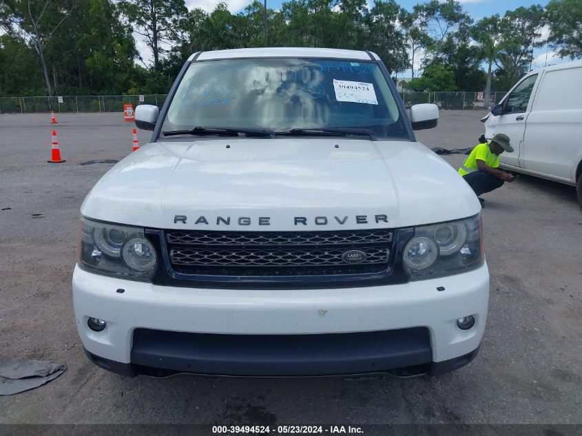 2013 Land Rover Range Rover Sport Hse VIN: SALSF2D43DA807072 Lot: 39494524