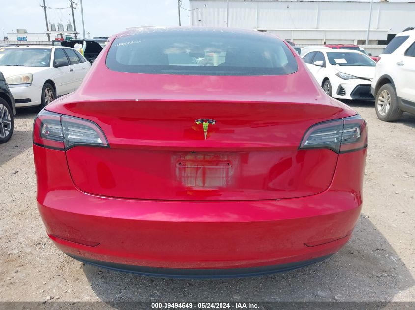 2023 Tesla Model 3 Rear-Wheel Drive VIN: 5YJ3E1EA3PF384373 Lot: 39494549