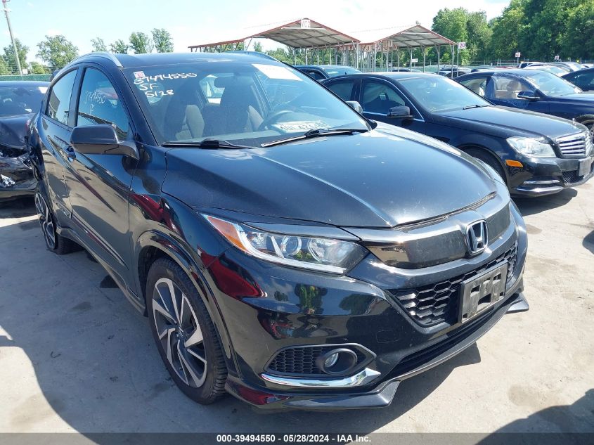 2019 Honda Hr-V Sport VIN: 3CZRU6H19KG700491 Lot: 39494550