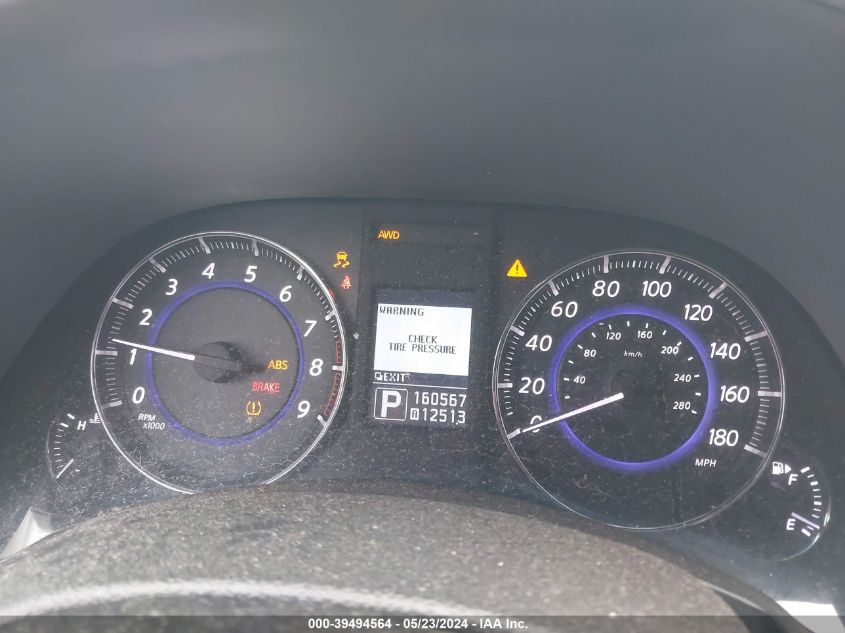 2012 Infiniti Fx35 VIN: JN8AS1MW9CM153982 Lot: 39494564