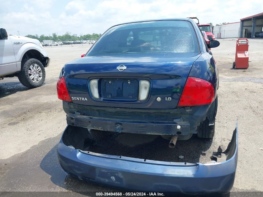 2006 Nissan Sentra 1.8 VIN: 3N1CB51D46L479835 Lot: 39494568