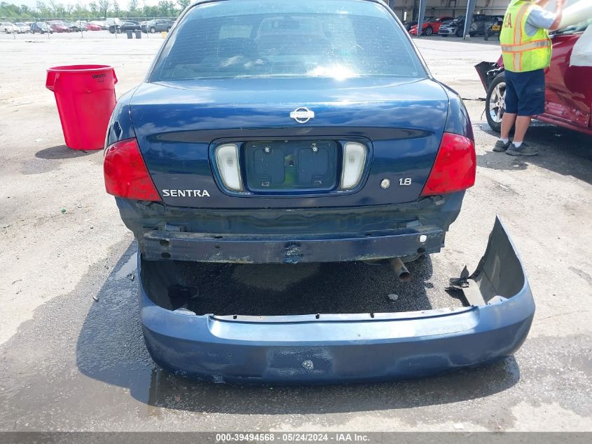 2006 Nissan Sentra 1.8 VIN: 3N1CB51D46L479835 Lot: 39494568