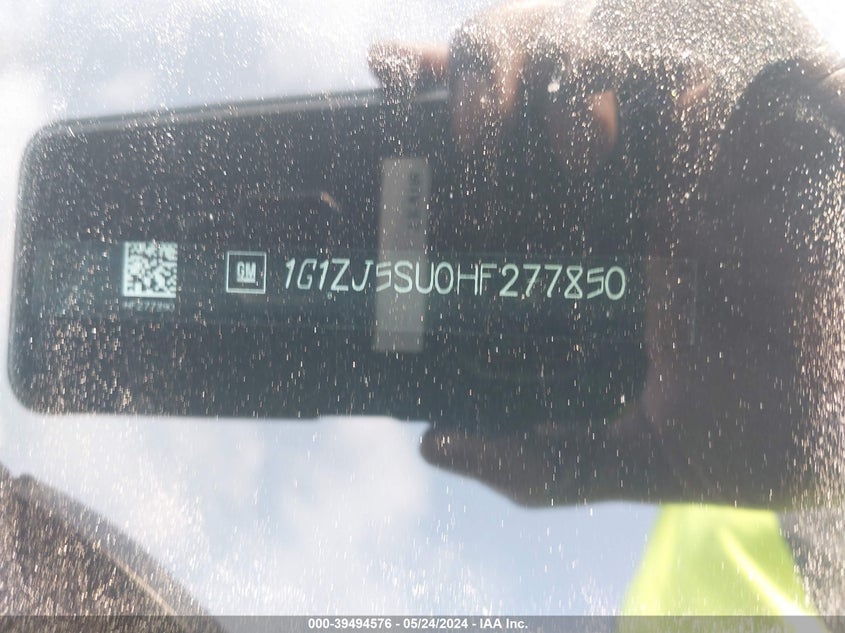 2017 Chevrolet Malibu Hybrid VIN: 1G1ZJ5SU0HF277850 Lot: 39494576