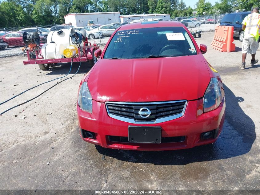 2007 Nissan Maxima 3.5 Se VIN: 1N4BA41E67C806785 Lot: 39494580