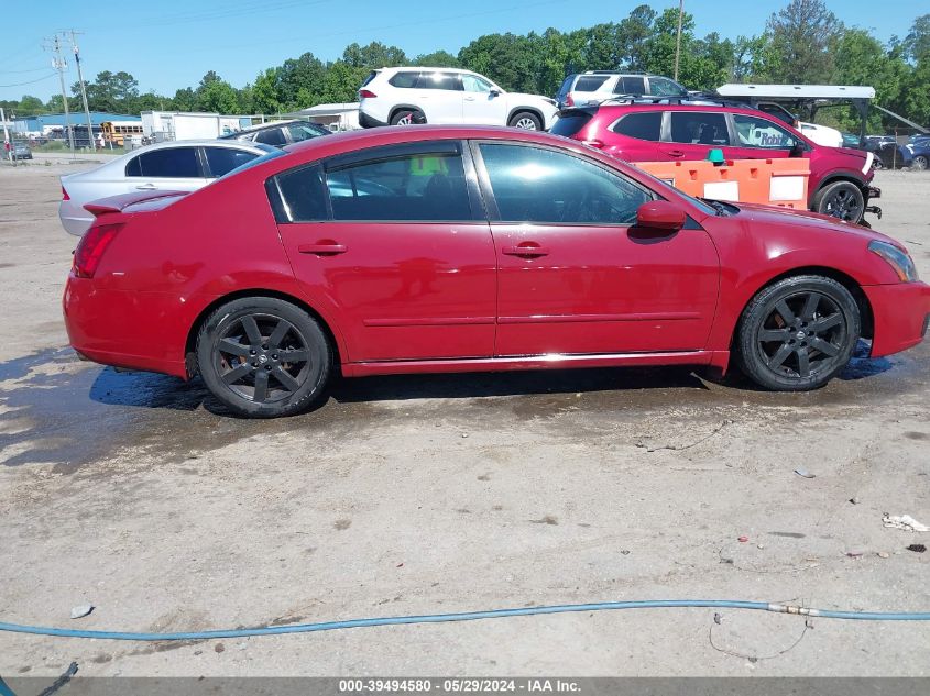 2007 Nissan Maxima 3.5 Se VIN: 1N4BA41E67C806785 Lot: 39494580