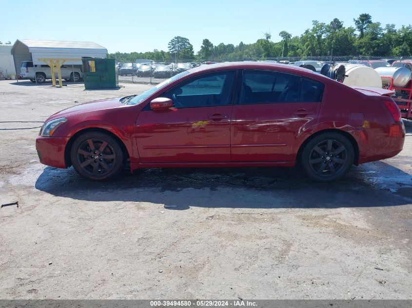 2007 Nissan Maxima 3.5 Se VIN: 1N4BA41E67C806785 Lot: 39494580