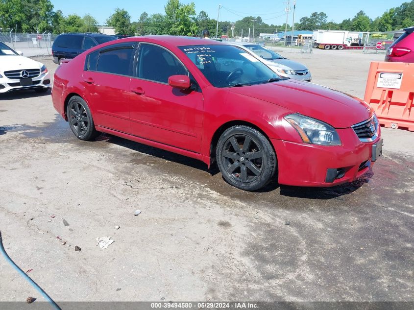 2007 Nissan Maxima 3.5 Se VIN: 1N4BA41E67C806785 Lot: 39494580