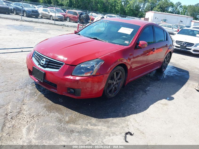 2007 Nissan Maxima 3.5 Se VIN: 1N4BA41E67C806785 Lot: 39494580