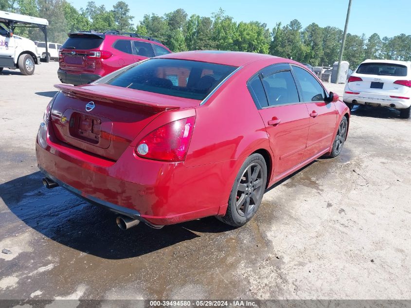 2007 Nissan Maxima 3.5 Se VIN: 1N4BA41E67C806785 Lot: 39494580