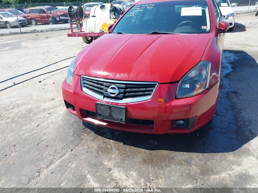 2007 Nissan Maxima 3.5 Se VIN: 1N4BA41E67C806785 Lot: 39494580