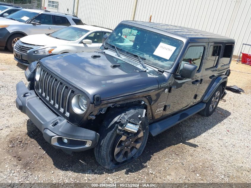 2018 Jeep Wrangler Unlimited Sahara 4X4 VIN: 1C4HJXEG4JW165711 Lot: 39494584