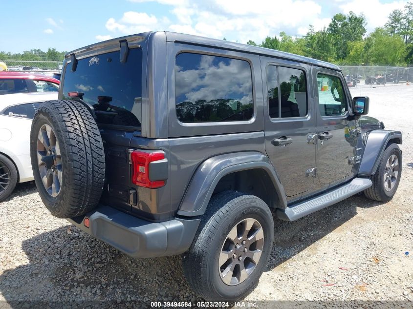 2018 Jeep Wrangler Unlimited Sahara 4X4 VIN: 1C4HJXEG4JW165711 Lot: 39494584