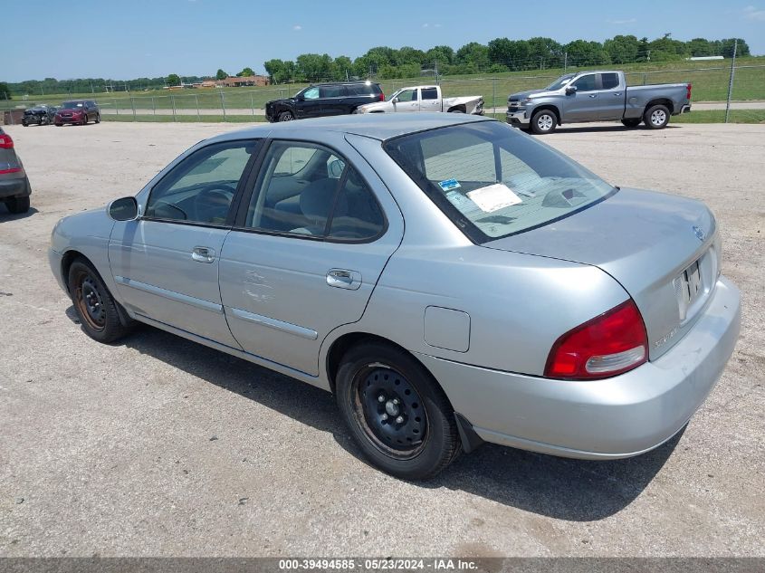 2003 Nissan Sentra Gxe VIN: 3N1CB51D73L777520 Lot: 39494585