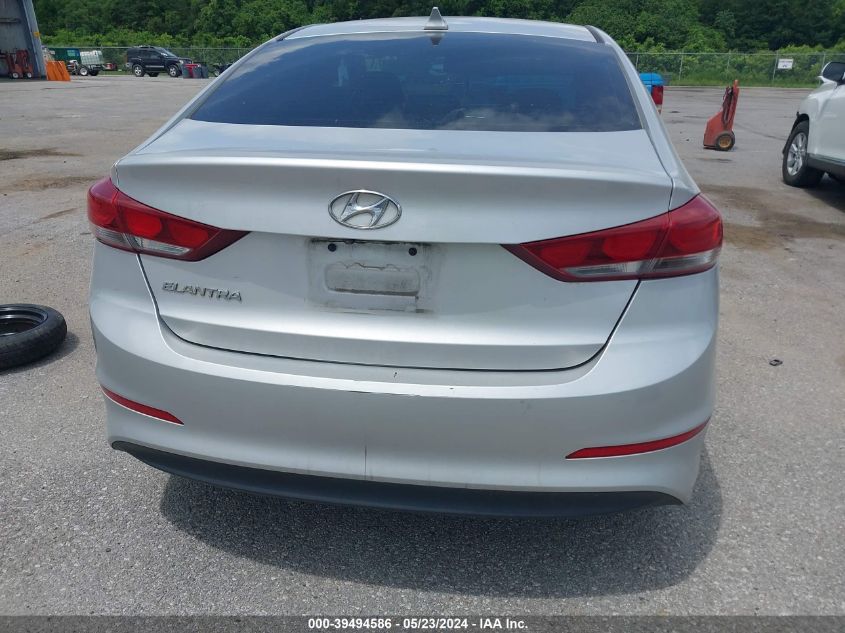 2018 Hyundai Elantra Value Edition VIN: 5NPD84LF2JH321138 Lot: 39494586