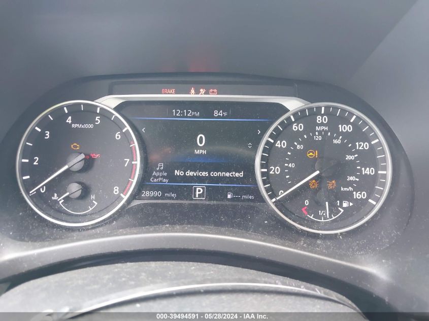 2022 Nissan Sentra Sr Xtronic Cvt VIN: 3N1AB8DV4NY253373 Lot: 39494591