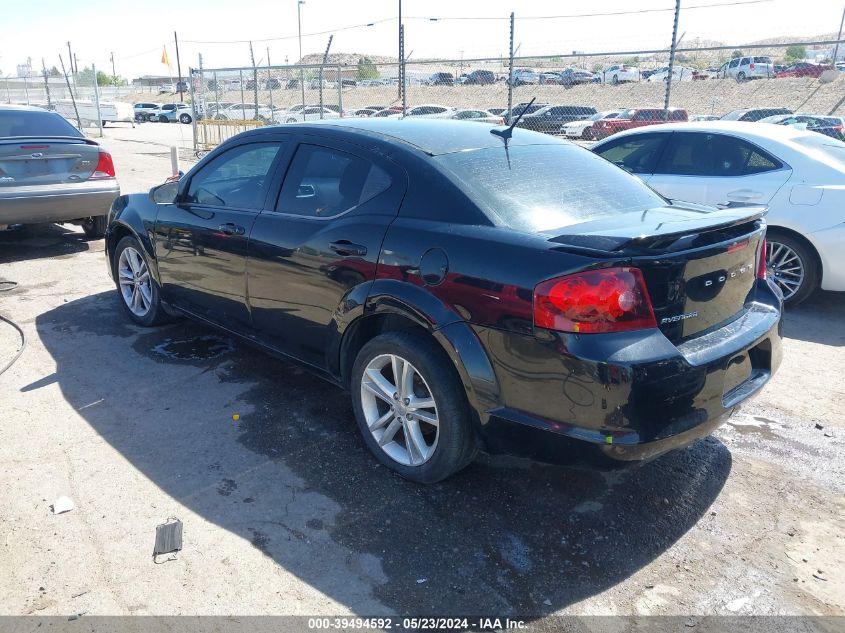 2012 Dodge Avenger Se VIN: 1C3CDZAG3CN315680 Lot: 39494592