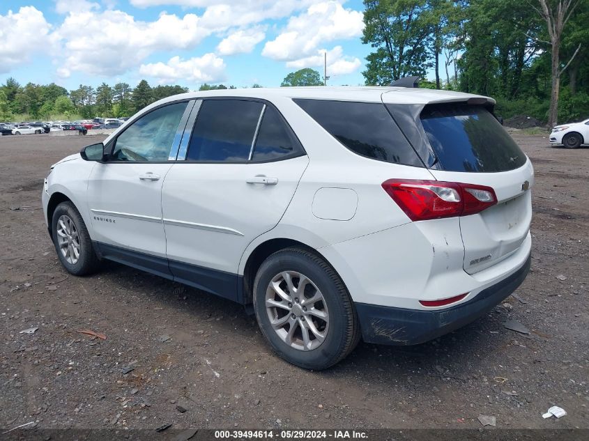 2019 Chevrolet Equinox Ls VIN: 3GNAXSEV2KS534474 Lot: 39494614