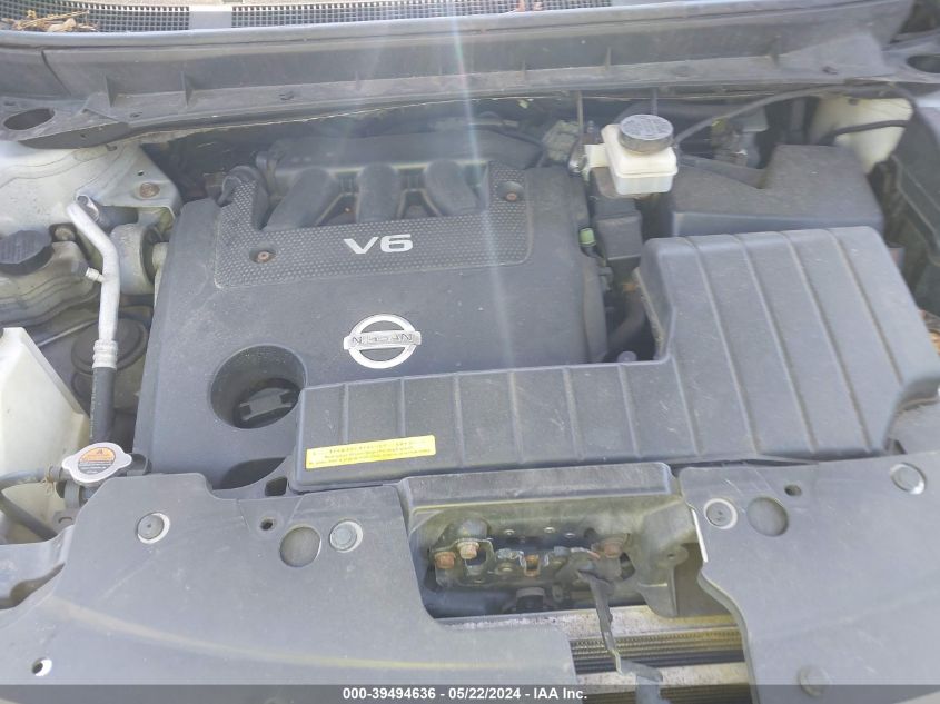 2009 Nissan Murano Sl VIN: JN8AZ18W99W140538 Lot: 39494636