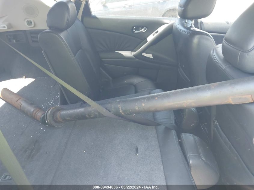 2009 Nissan Murano Sl VIN: JN8AZ18W99W140538 Lot: 39494636