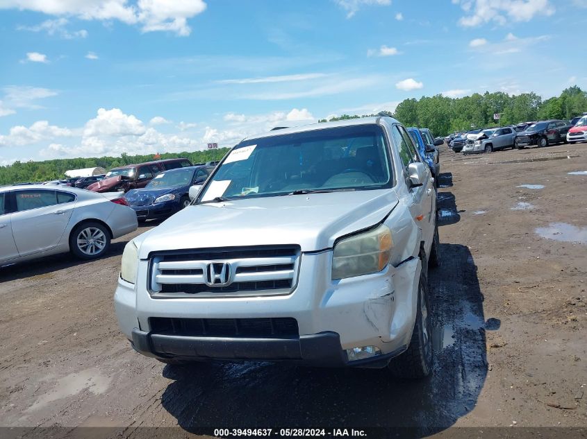 2006 Honda Pilot Ex-L VIN: 2HKYF186X6H505734 Lot: 39494637