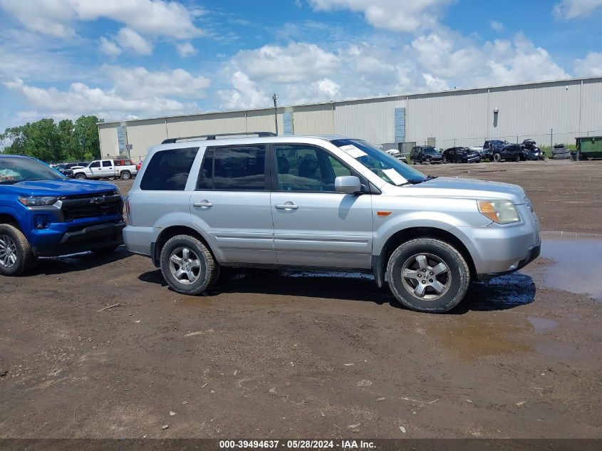 2006 Honda Pilot Ex-L VIN: 2HKYF186X6H505734 Lot: 39494637