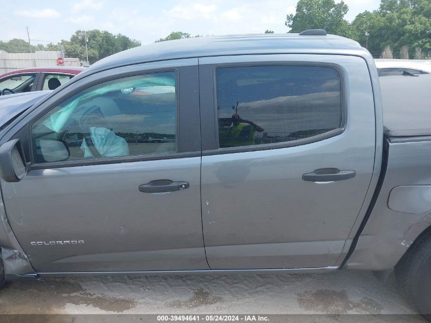 2021 Chevrolet Colorado 2Wd Short Box Wt VIN: 1GCGSBEN2M1101632 Lot: 39494641