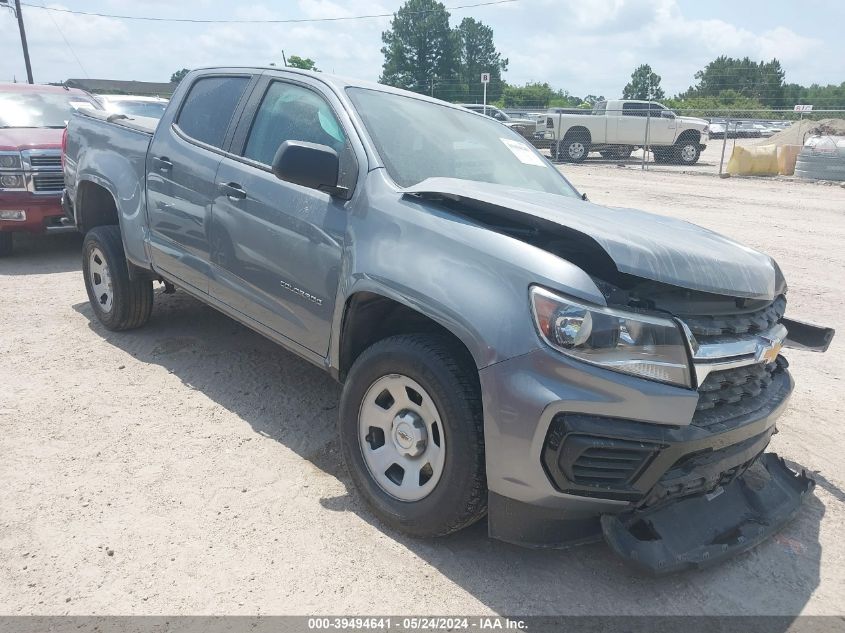 2021 Chevrolet Colorado 2Wd Short Box Wt VIN: 1GCGSBEN2M1101632 Lot: 39494641