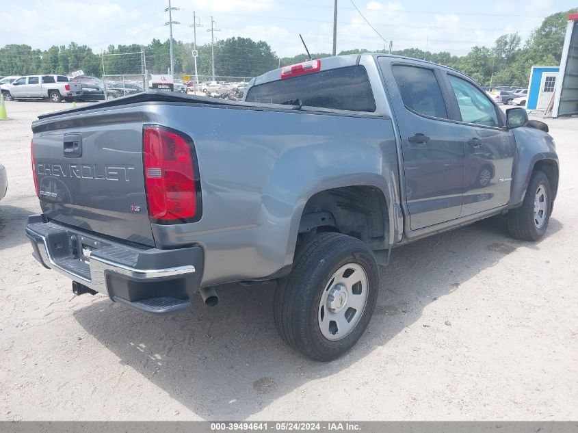 2021 Chevrolet Colorado 2Wd Short Box Wt VIN: 1GCGSBEN2M1101632 Lot: 39494641